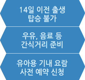 유아의 항공여행